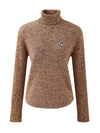 COMOBOCA 100% Cashmere Women's Turtleneck Knit Sweater