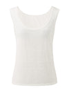 COMOBOCA Women's Linen Versatile Basic Tank Top