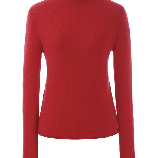 COMOBOCA 100% Cashmere Women's Round Neck Knit sweater