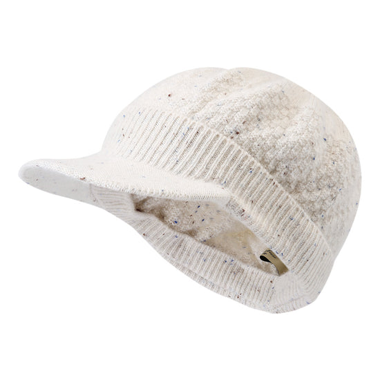 COMOBOCA 100% Cashmere Women's Knit Newsboy Cap