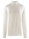 COMOBOCA 100% Cashmere Women's Mock Neck Knit Sweater