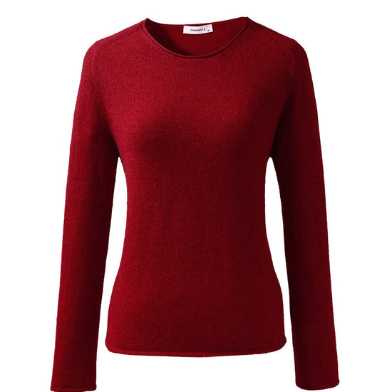 COMOBOCA 100% Cashmere Women's Loose Knit Sweater