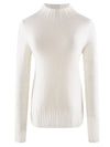 COMOBOCA 100% Cashmere Women's Mock Neck Knit Sweater