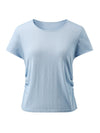 COMOBOCA Women's Round Neck Knit T-Shirt