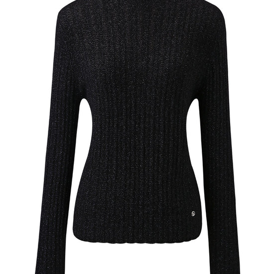 COMOBOCA Women's Ribbed Mock Neck Knit Sweater