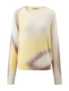 COMOBOCA 100% Cashmere Women's Gradient Color Knit Sweater
