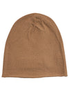 COMOBOCA Brown 100% Cashmere Classic Slouchy Beanie