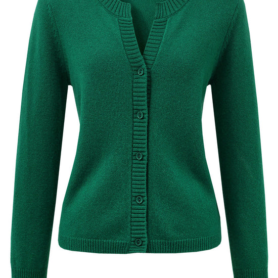 COMOBOCA 100% Wool Women's Cardigan Sweater