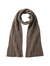 COMOBOCA 100% Cashmere Classic Cable Knit Scarf