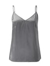 COMOBOCA Women's Silk Adjustable Straps V-Neck Camisole