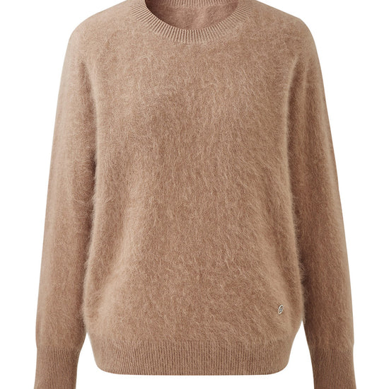 COMOBOCA Women's Wool Seamless Brushed Knit Sweater