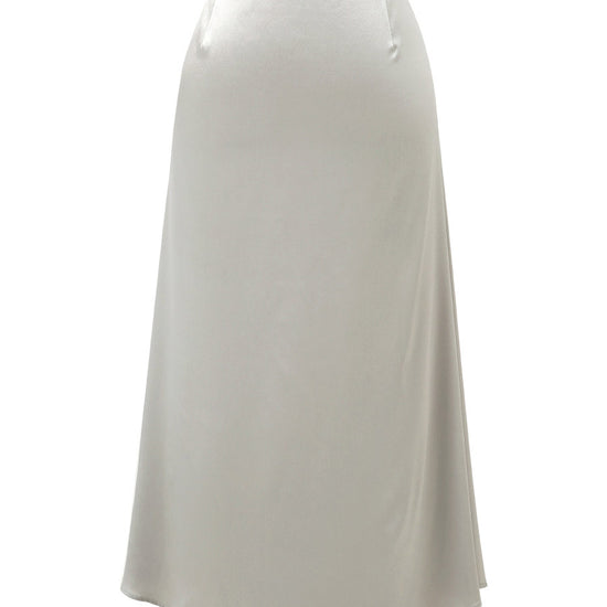 COMOBOCA Women's Elastic Waistband Chic Midi Skirt