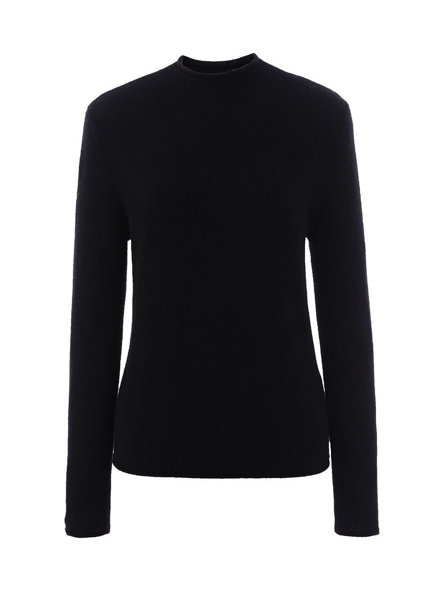 COMOBOCA 100% Cashmere Women's Round Neck Knit sweater