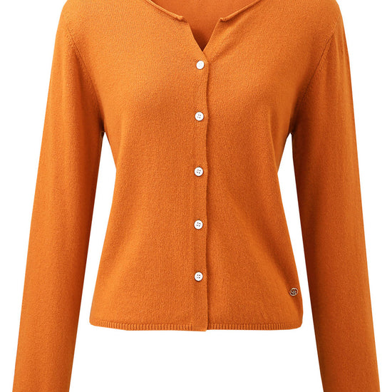 COMOBOCA 100% Wool Women's V-Neck Button Up Cardigan