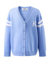 COMOBOCA 100% Wool Kids' V-Neck Cardigan