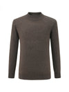 COMOBOCA 100% Cashmere Men's Mock Neck Knit Sweater