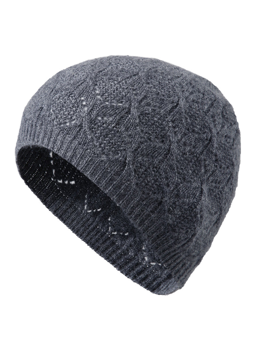 COMOBOCA 100% Cashmere Luxurious Knit Beanie