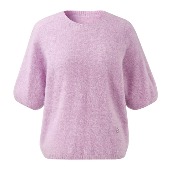 COMOBOCA Women's Wool Seamless Brushed Half Sleeve Knit Sweater