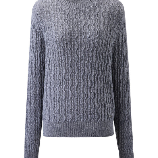 COMOBOCA 100% Cashmere Women's Classic Cable Knit Sweater