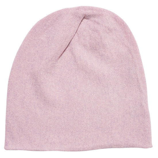 COMOBOCA Pink 100% Cashmere Classic Slouchy Beanie