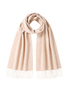 COMOBOCA 100% Cashmere Plain Scarf
