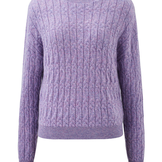 COMOBOCA 100% Cashmere Women's Cable Knit Sweater