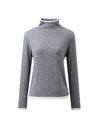 COMOBOCA 100% Wool Women's Lightweight Turtleneck Sweater