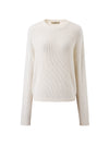 COMOBOCA 100% Cashmere Women's Breathable Mesh Sweater