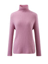 COMOBOCA 100% Wool Women's All-in-One Knit Turtleneck Sweater