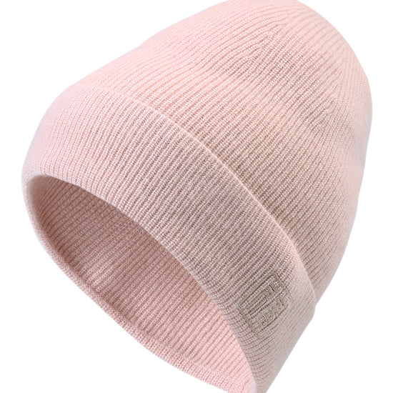 COMOBOCA 100% Cashmere Women's Ribbed Knit Beanie