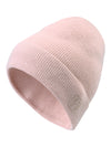 COMOBOCA 100% Cashmere Women's Ribbed Knit Beanie