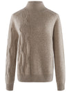 COMOBOCA 100% Cashmere Women's Mock Neck Knit Sweater