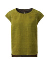 COMOBOCA 100% Mulberry Silk Women's Double Sided T-Shirt