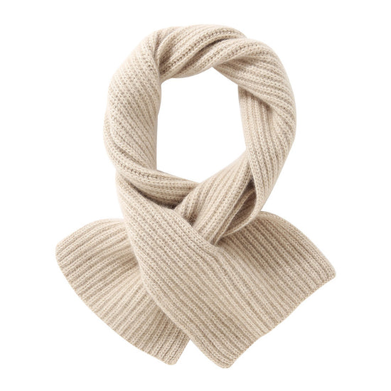 COMOBOCA 100% Cashmere Luxurious Ribbed Scarf