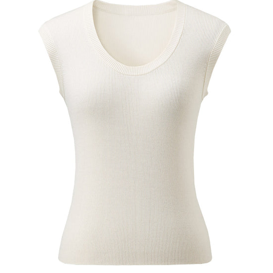 COMOBOCA Women's Ribbed V-Neck Tank Top