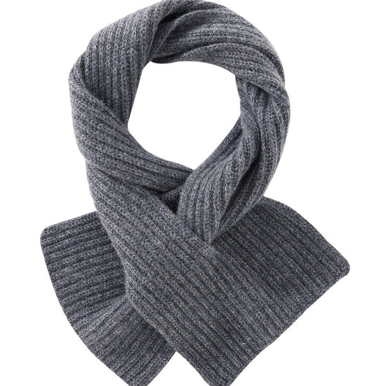 COMOBOCA 100% Cashmere Luxurious Ribbed Scarf
