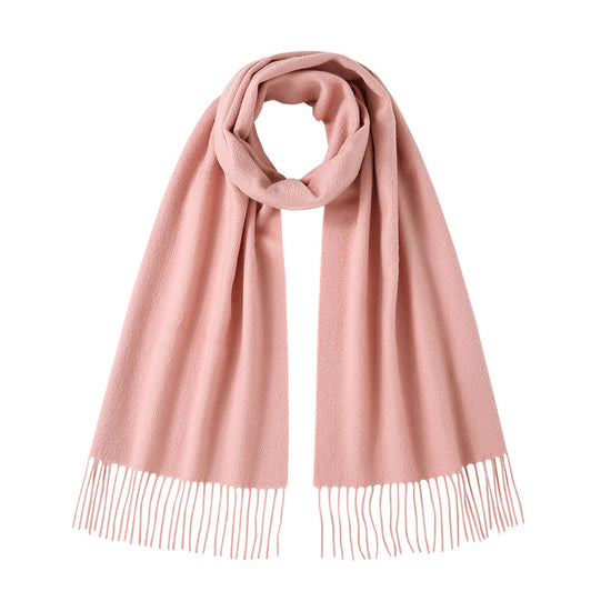 COMOBOCA 100% Cashmere Plain Scarf