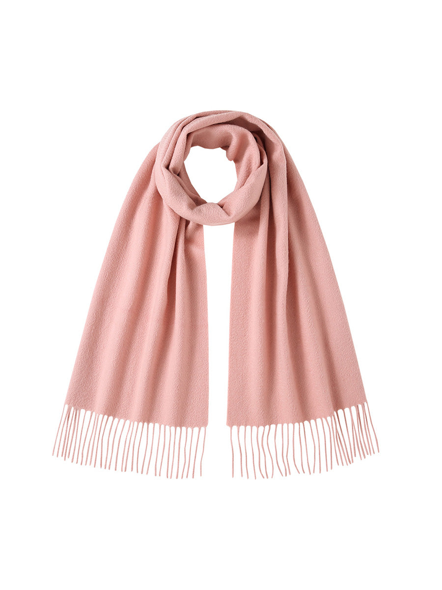 COMOBOCA 100% Cashmere Plain Scarf