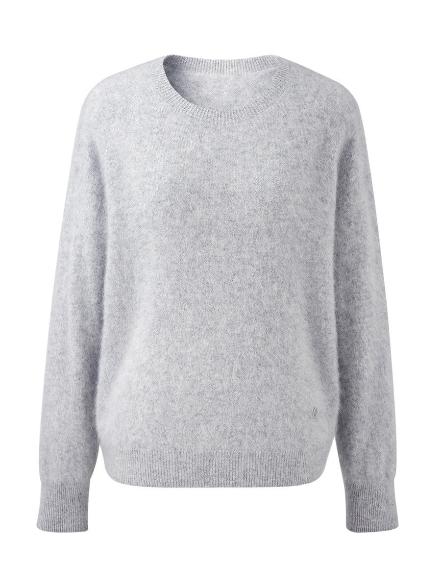 COMOBOCA Women's Wool Seamless Brushed Knit Sweater