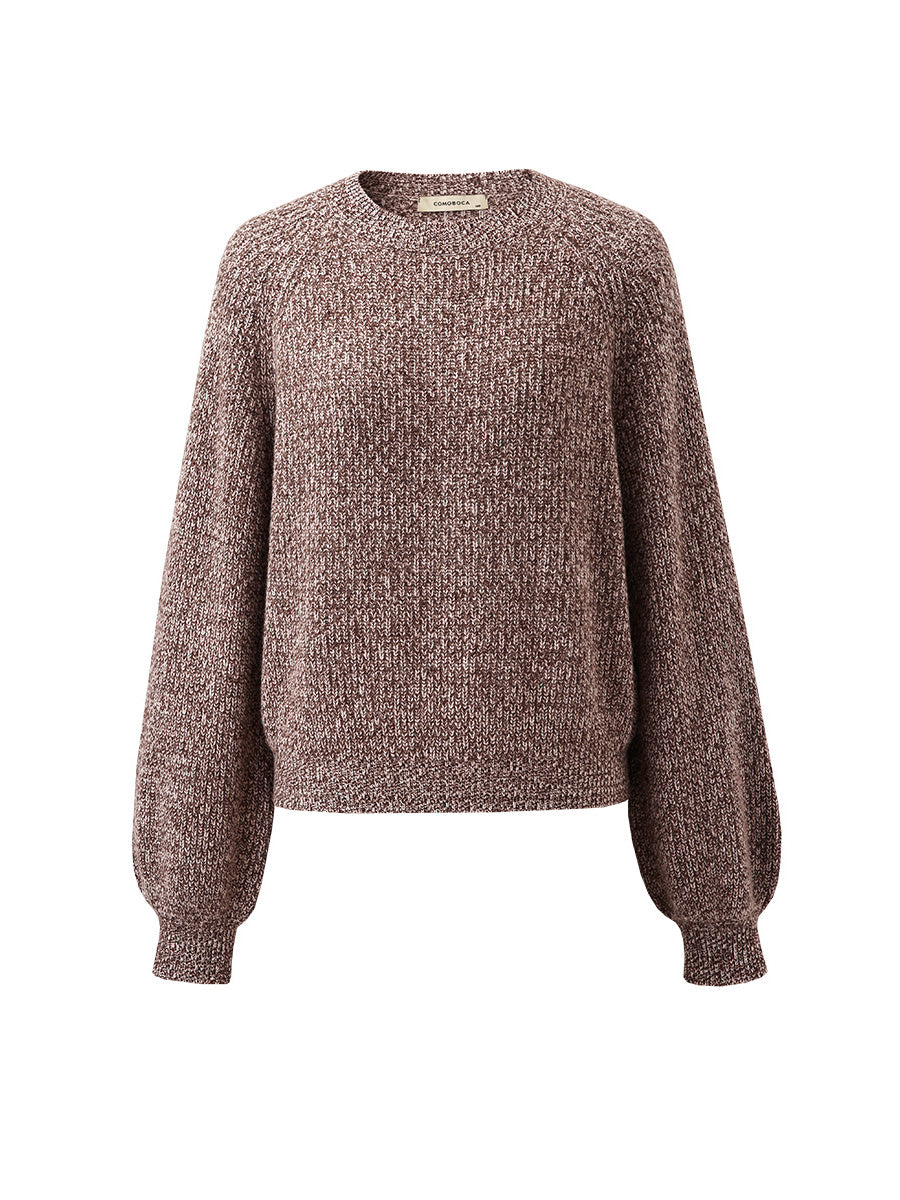 COMOBOCA 100% Wool Women's Knit Pullover Sweater