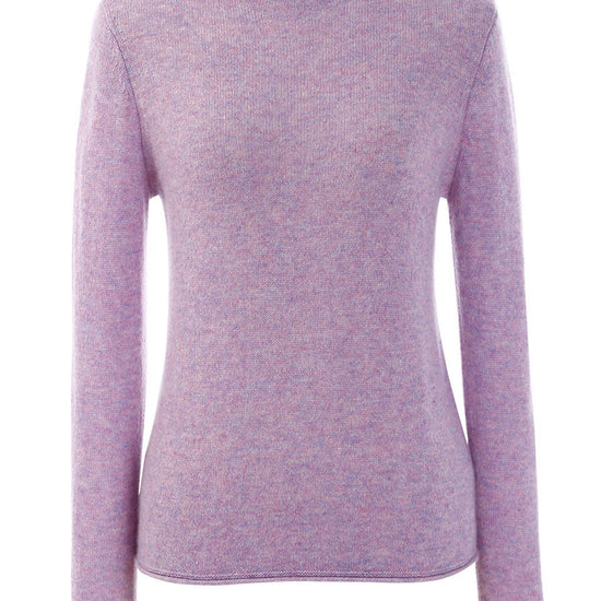 COMOBOCA 100% Cashmere Women's Round Neck Knit sweater