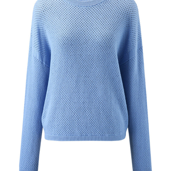 COMOBOCA 100% Cashmere Women's Breathable Mesh Sweater