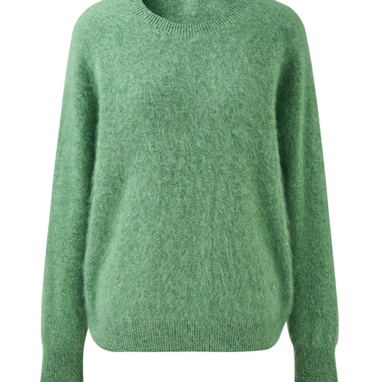 COMOBOCA Women's Wool Seamless Brushed Knit Sweater