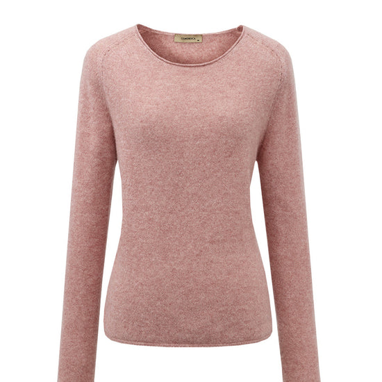 COMOBOCA 100% Cashmere Women's Loose Knit Sweater