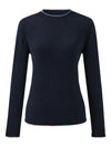 COMOBOCA 100% Cashmere Women's Sweater with Built-in Collar
