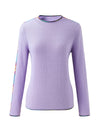 COMOBOCA 100% Cashmere Women's Sweater with Built-in Collar