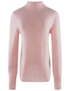 COMOBOCA 100% Cashmere Women's Mock Neck Knit Sweater