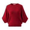COMOBOCA 100% Cashmere Loose Batwing Sleeve Sweater