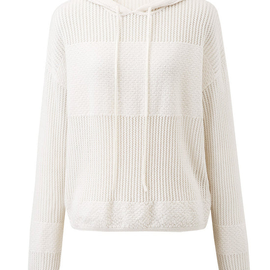 COMOBOCA 100% Wool Women's Sweater Extra Size Knit Hoodie