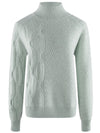 COMOBOCA 100% Cashmere Women's Mock Neck Knit Sweater